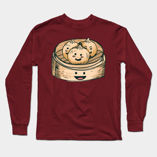 Kawaii Sushi #4 Long Sleeve T-Shirt by SWON Design